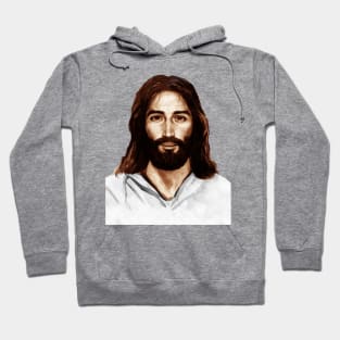 Jesus Christ smiling and looking at you with love Hoodie